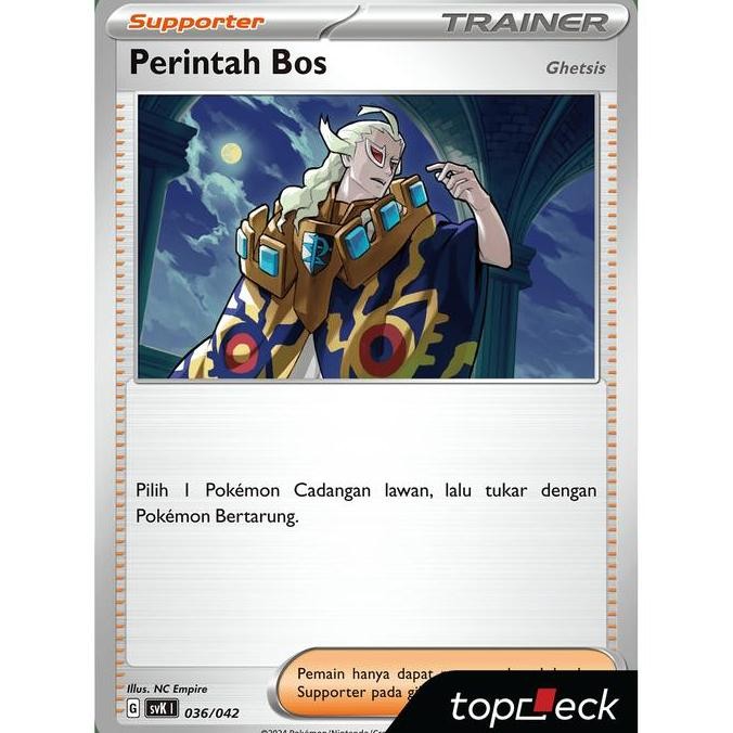Perintah Bos (Ghetsis) - 036/042 - Boks Konstruksi Deck "Bimbingan Rasi" (SVK) - Pokemon TCG Indones