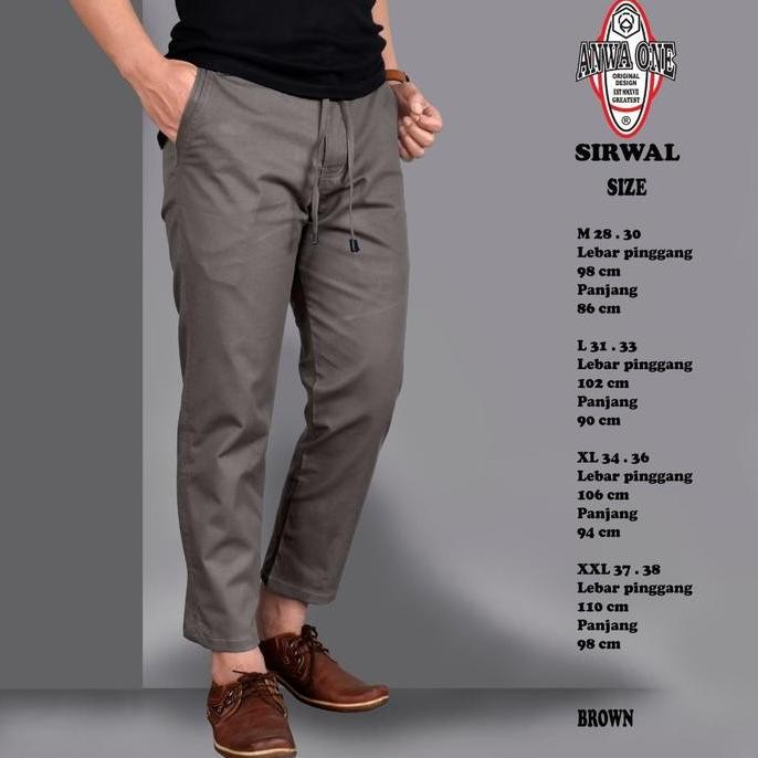 baru  celana chinos Sirwal muslim pria/celana sirwal premium Anwa One