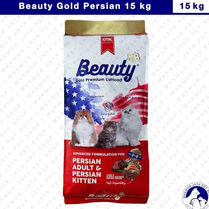 BEAUTY GOLD Persian Cat Food 15 kg / Makanan Kucing Kering 15kg