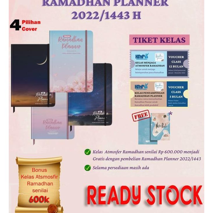

READY Buku Agenda : Ramadhan Planner 1443/2022 (Plus Bonus Senilai 600K) NEW