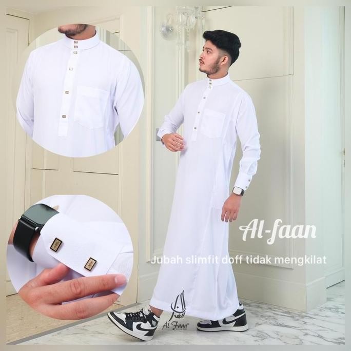 baru  Jubah Slimfit MOHA Gamis pria Jubah Pria Muslim jubah alfaan gamis pria Alzan busana muslim ju