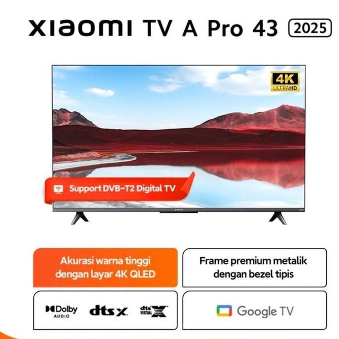 TERMURAH - Xiaomi Smart TV A Pro 55inch 43inch 32inch Google TV Digital 4K UHD