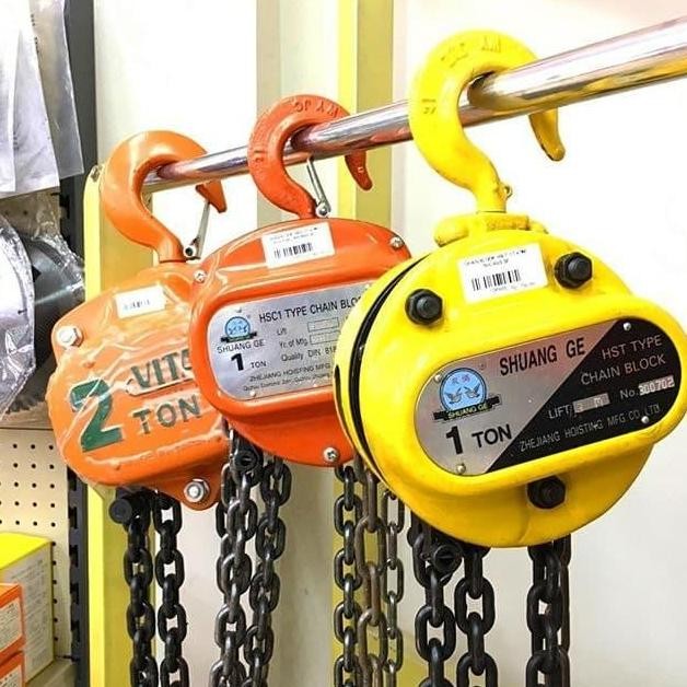 SHUANG GE chain block chain hoist takel 5 TON X 5 METER