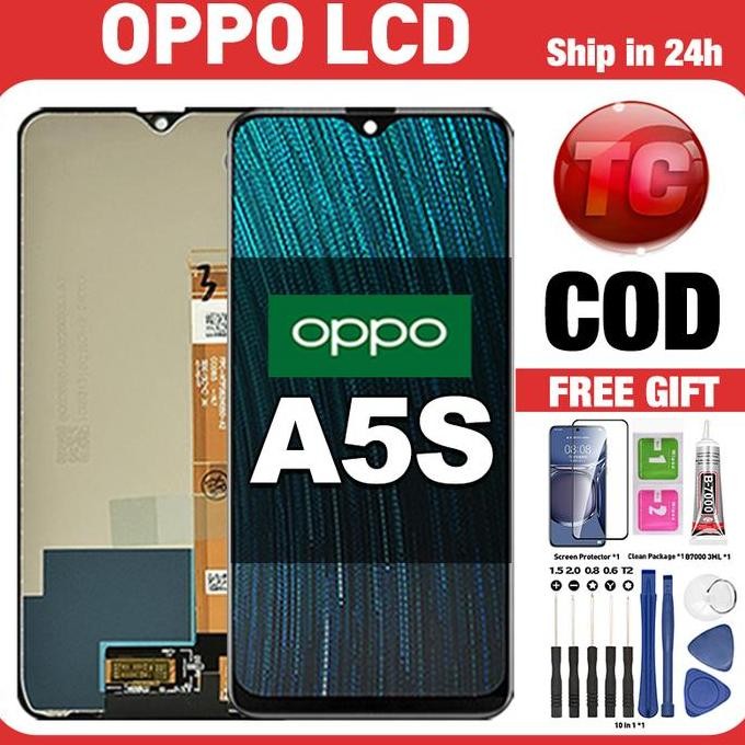 NEW Original Lcd OPPO A5S fullset ori asli Layar hp touchscreen Sentuh Versi Tinggi COD