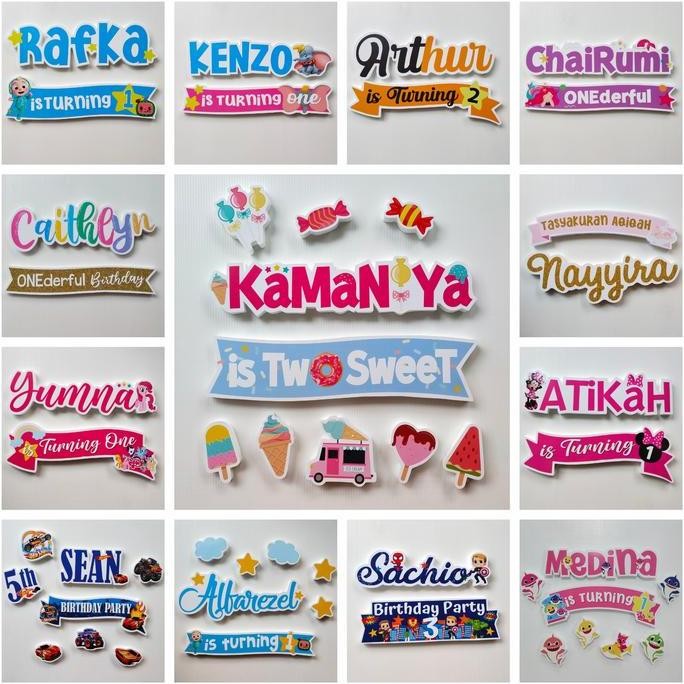 TULISAN DEKORASI BACKDROP | TULISAN NAMA BACKDROP | PAPAN STYROFOAM