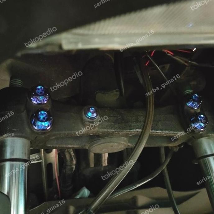 BAUT TITANIUM SHOCK ATAS DEPAN NMAX/AEROX