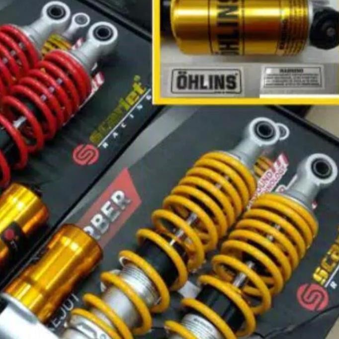 shock scarllet SCT- 9002-R tabung bawah motor NMAX click rebound