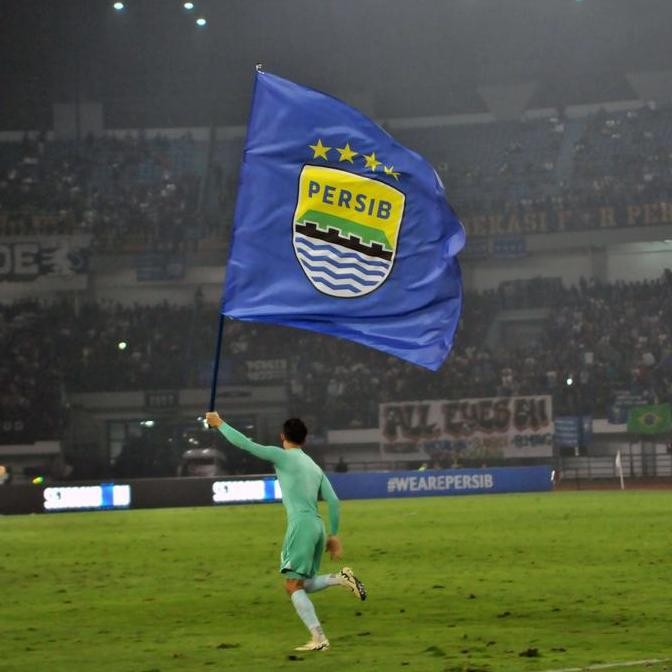 Bendera PERSIB BANDUNG | LOGO PERSIB BINTANG 4 | BENDERA BIRU PERSIB
