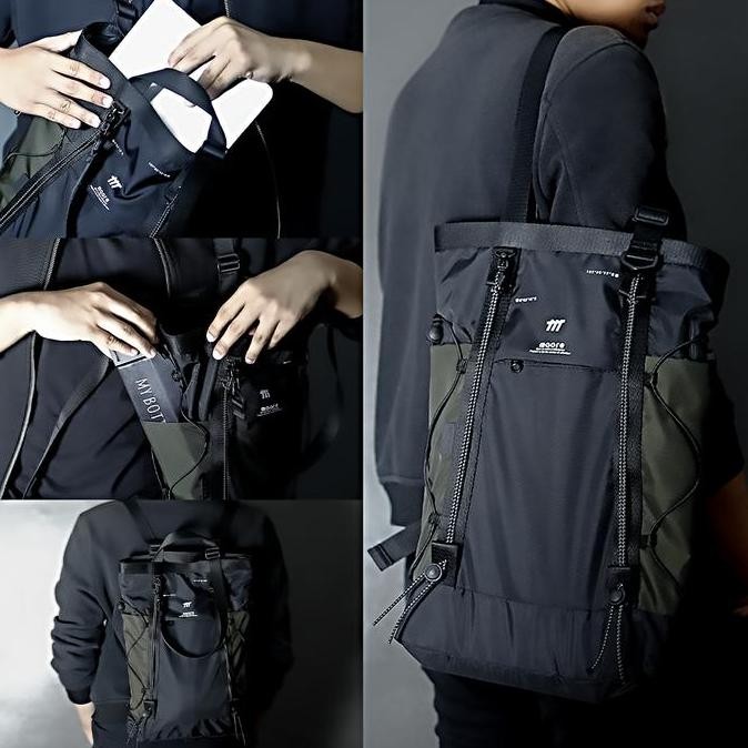 baru MAORE | IRISH Foldable Tote Bag 2 in 1 Backpack Waterproof