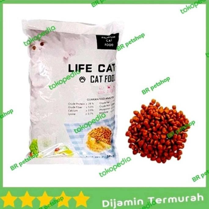 TERBARU - GOJEK Life Cat 20kg Makanan Kucing Premium LifeCat 20 kg Dry Food