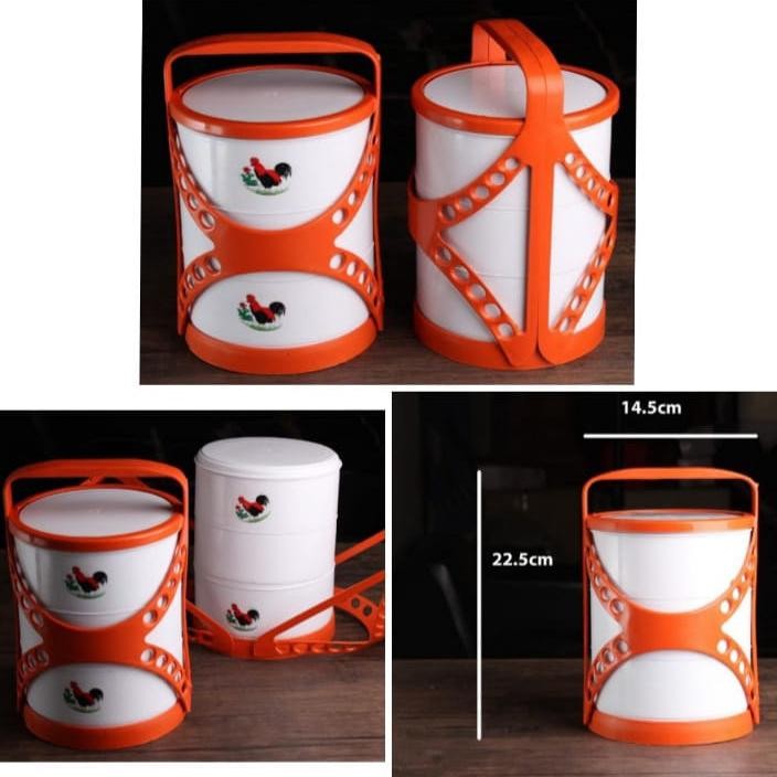 Rantang Ayam / Rantang Nasi / Rantang Plastik Ayam Susun 3 Trending