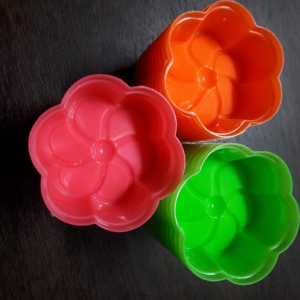 

Cetakan Plastik Kue Kukus Isi 12- Cetakan Puding Agar Putu Ayu Talam Jelly Bunga Jasmine Sakura Mawar Tulip Teratai Best Seller
