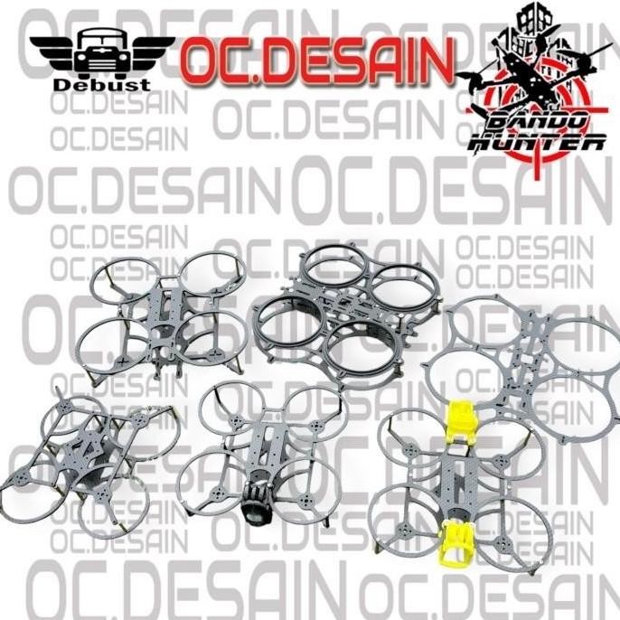 NEW Drone Frame 2,5 inch whoop custom OC.Desain