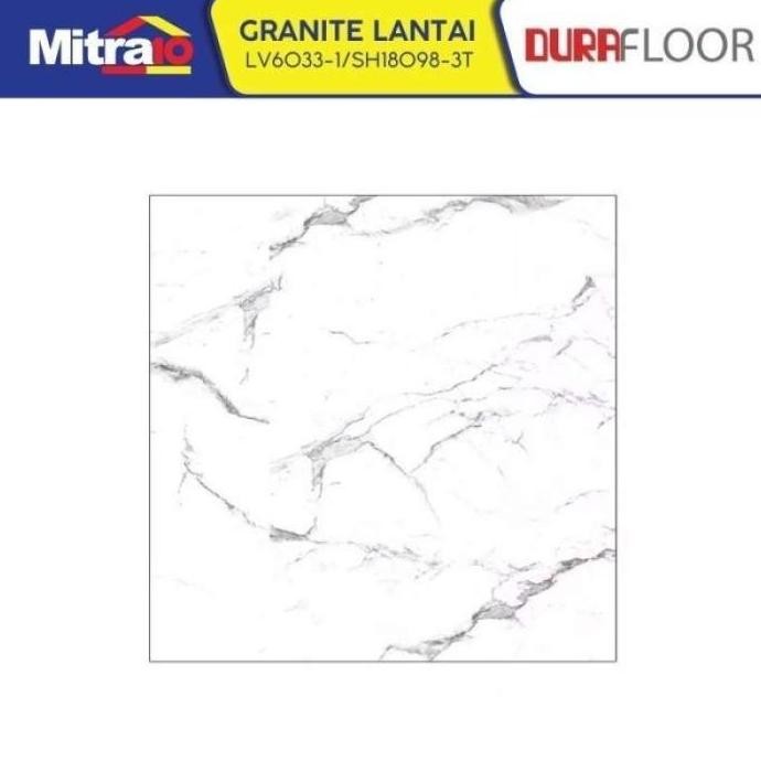 Durafloor Granite Lantai LV6033-1/SH18098-3T 60x60 Cm Putih
