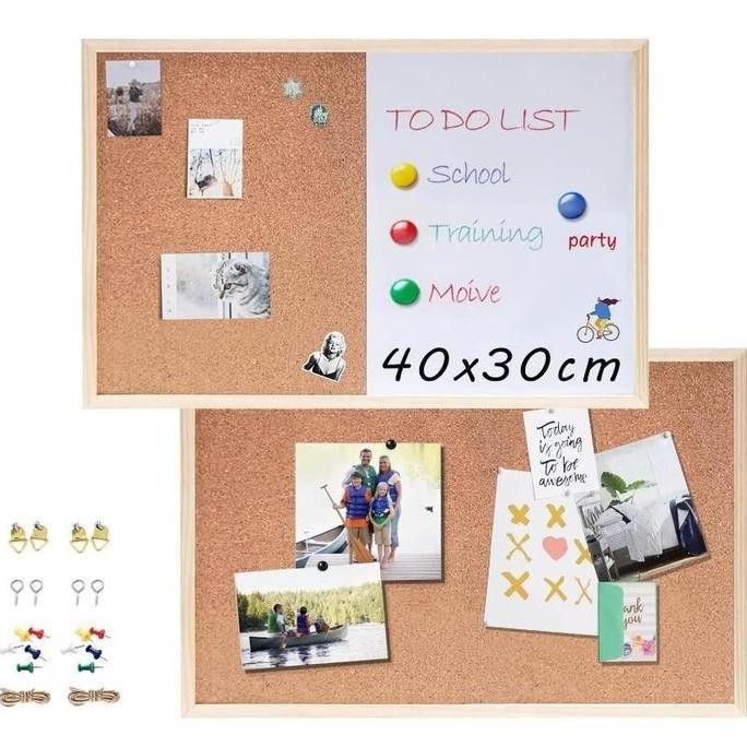 

BEST SELLER 60X90CM MESSAGE BOARD / CORK BOARD / VISION BOARD / MADING KAMAR / PIN BOARD / BOARD SEND STICKER AND ACCESSORIES / DECORATIVE BOARD WITH FRAME !!!!!
