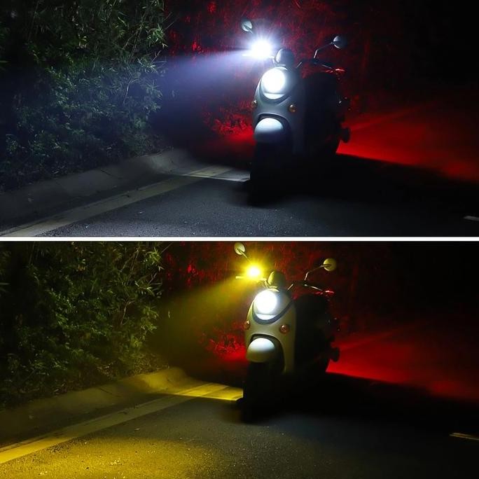 Lampu Tembak Led Laser Sql 5 Mata Premium Super Terang 300 Watt 9-85 Volt Arus Dc / Lampu Sorot Moto