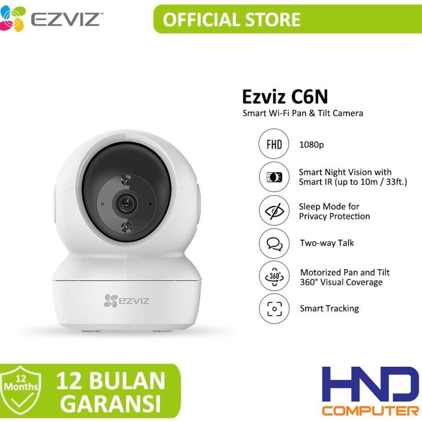 NEW Ezviz C6N 1080P Smart Wi-Fi Pan & Tilt Camera 2MP [terbaik][terlaris]