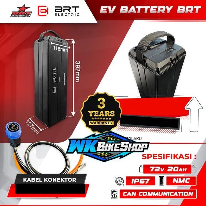 Terlaris Battery Motor Listrik Brt / Konversi Motor Listrik Batere Batrai Gesit Ready Stok