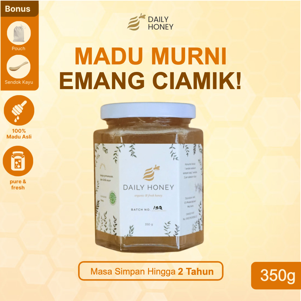 

Madu Asli Murni - Organik Daily Honey 350 Gram