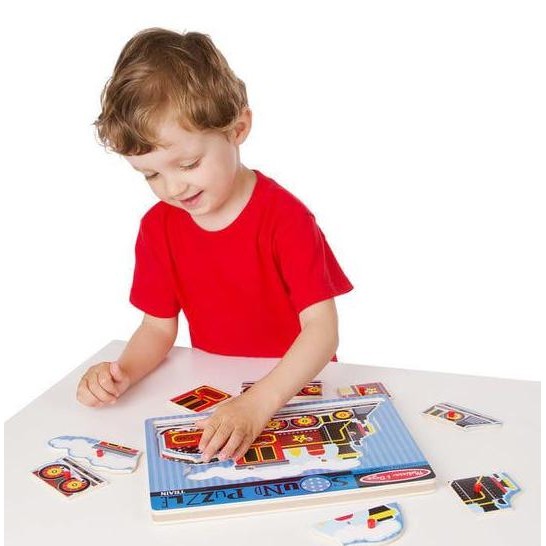 Terlaris  Melissa Doug Puzzle Sound Train/Mainan Puzzle Suara Kereta