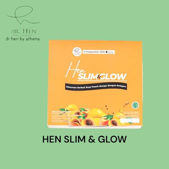 dr hen slim and glow | serbuk kolagen dr hen