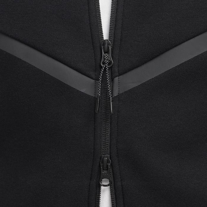 Jaket Hoodie Lari Pria Nike Tech Fleece Full Zip Windrunner Hoodie Mens Hv0950-010 Original