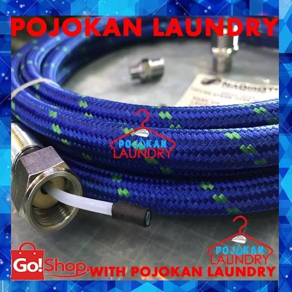 Selang Teflon Naomoto/Setrika Uap Boiler Teflon Naomoto Japan/Selang Teflon Naomoto 3 meter/Steam Ho