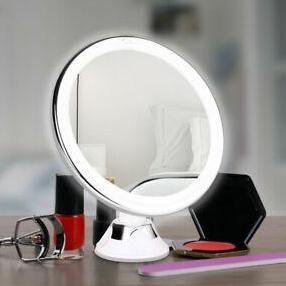 Cermin Make Up LED Lampu Kaca Rias Zoom Perbesar Pembesar 10x