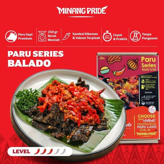 

250gr Paru Sambal Balado Minang Pride alu