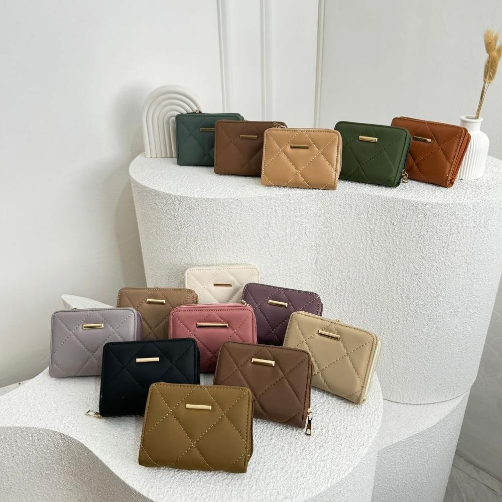 BYP-27 lij-56 Dompet Wanita Dina Lipat Mewah Bahan Tebal Berkualitas Termurah