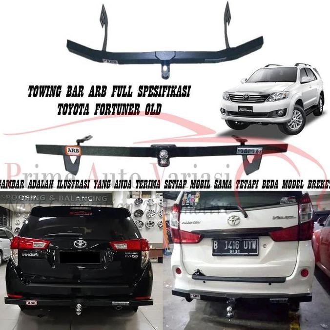 TOWING BAR ARB BESI BUMPER BELAKANG TOWING BAR - FORTUNER LAMA/OLD