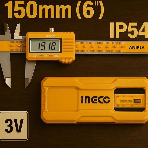

Jangka Sorong Dital Caliper Ingco Hdcd28150 Smat Sketmat 150Mm Stainless Steel Ip54