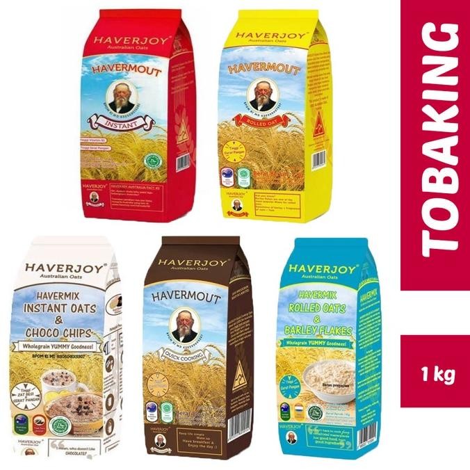 

Haverjoy Oatmeal 1kg Australian Oat Havermout Instan Rolled Quick