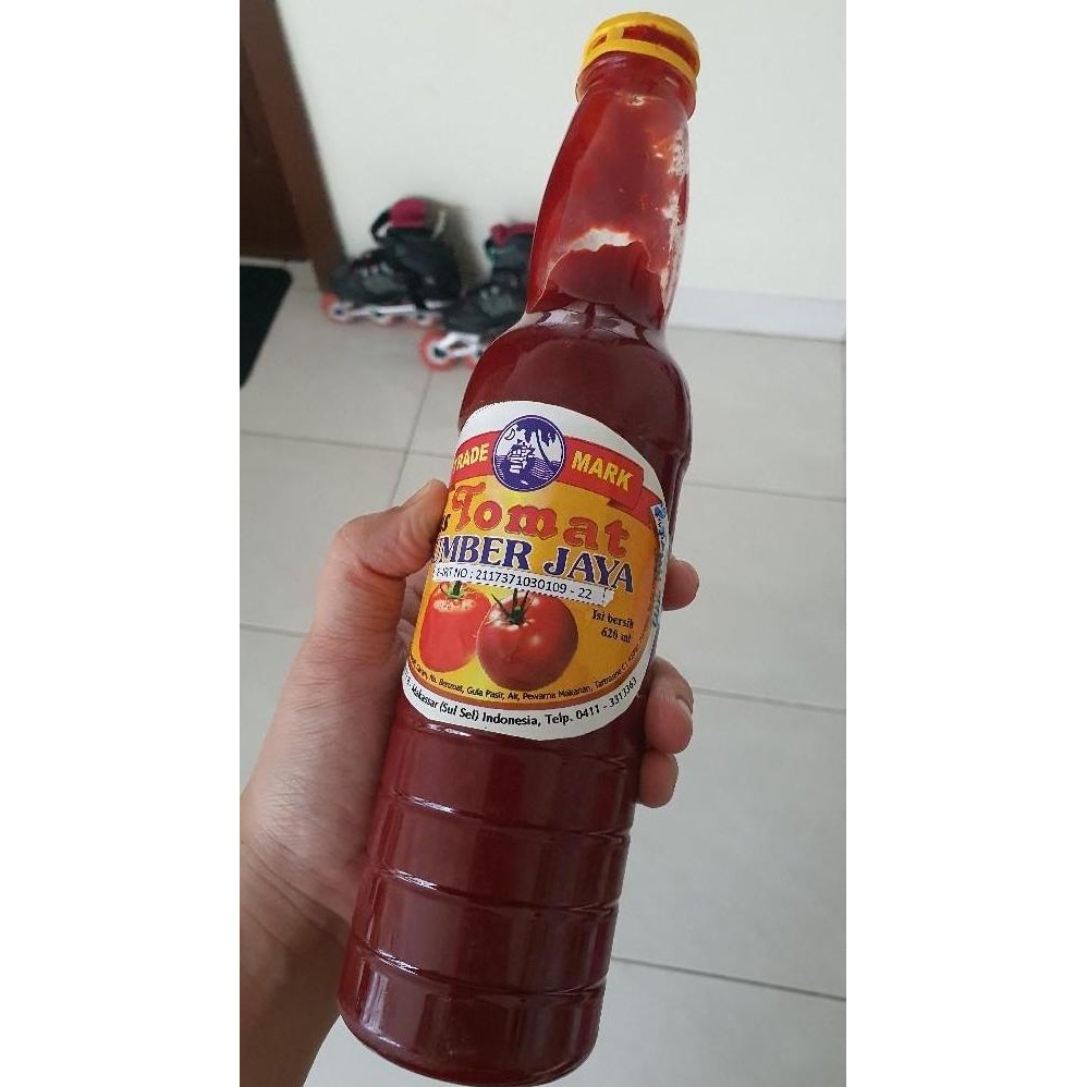 

Saos Tomat Sumber Jaya Asli Makassar Saos nasgor merah saus 620ml asli H24