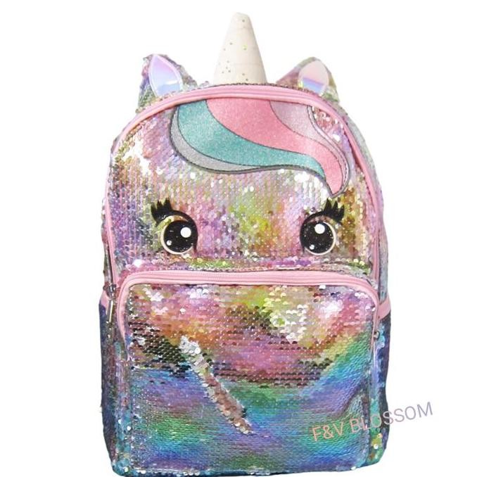

Diskon F&V Tas Sekolah Anak Ransel Prem Tk Sd Sequin Flip Manik Blink Unicorn