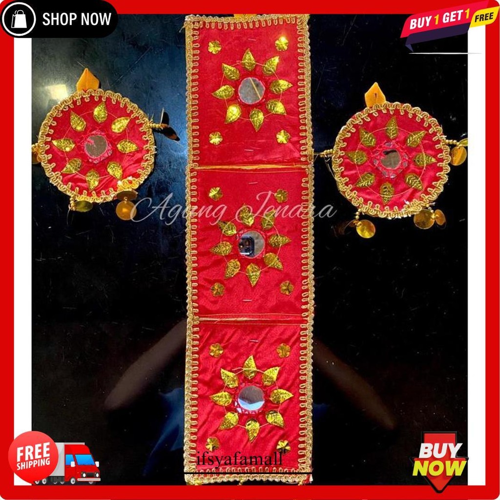 Lamak Pis Bolong |  Lamak Bali | Lamak Pelinggih Original Produk