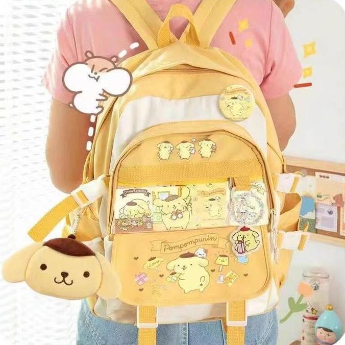 

Diskon Ransel Import Sanrio / Tas Backpack Sekolah Pompompurine Melody Kuromi