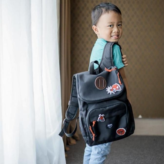 

Terjangkau Tas Ransel Sekolah Casual Anak Laki-Laki Perempuan - Xoda Kaiba Black