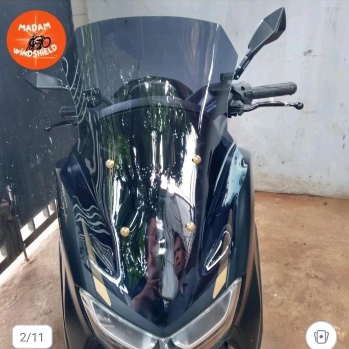 Visor Nmax Old Dan New  Tinggi 60 Cm Motorcycle(Free Baut Visor)