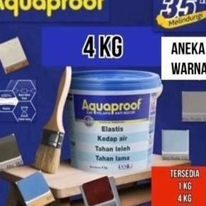 TERBARU - Aquaproof 4kg Galon Waterproof Aquaproof Galon 4kg Waterproofing Anti Bocor Variasi Warna 