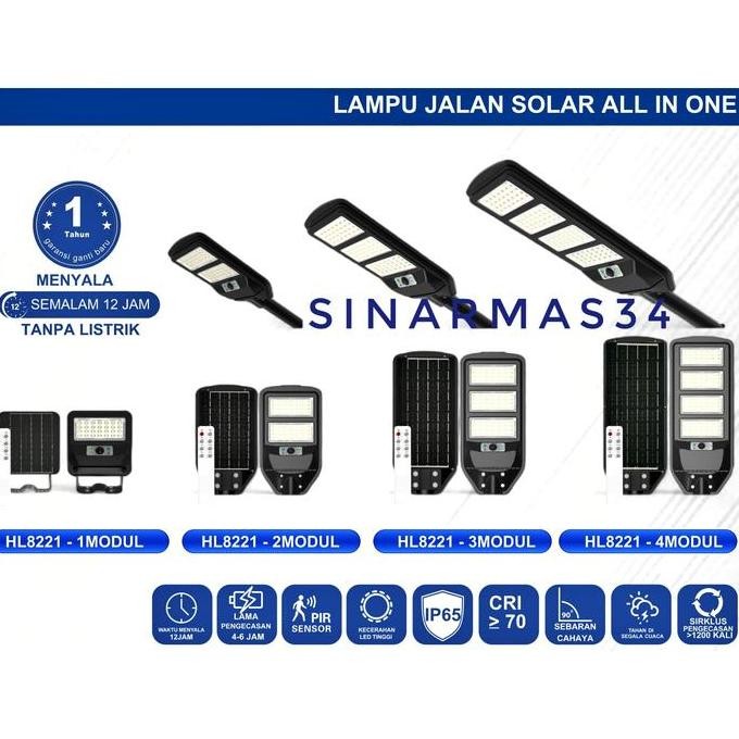 Lampu Jalan Solar 30watt LED PJU All in One LED Solar Cell 30w
