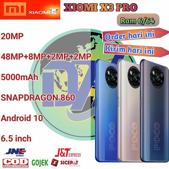 TERMURAH - poco x3 pro 6/128 garansi resmi