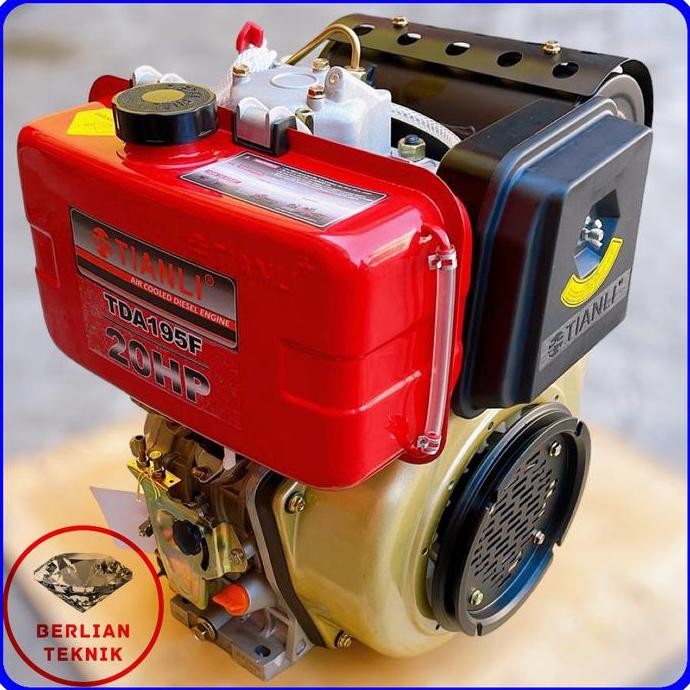 BEBAS ONGKIR - Mesin Penggerak Solar Engine Diesel Tianli 195 F / 20 HP
