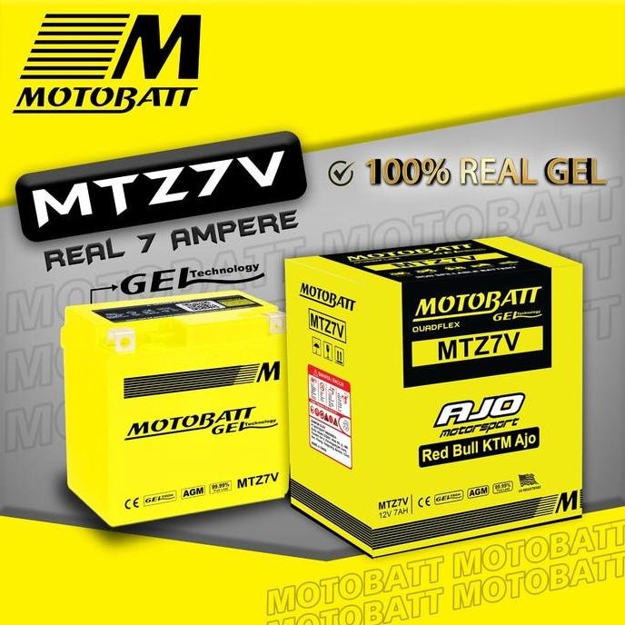 Aki Motobatt Mtz7V Honda Vario 125 / Vario 150 / Vario 160 - 12V7Ah Original