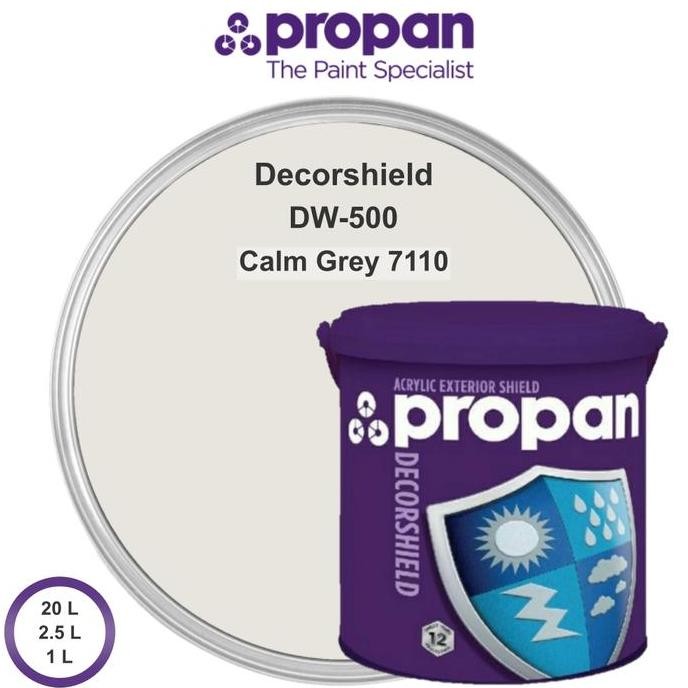 HARGA DISC - CAT PROPAN DECORSHIELD 1 KG - CALM GREY 7110
