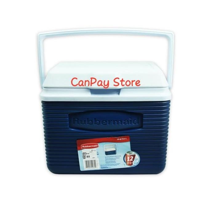 Rubbermaid Victory Cooler 9.5 Ltr - Biru / Cooler Box