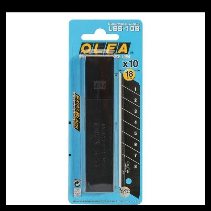 

BEST DEAL OLFA REFILL BLADE LBB-10B 18MM ULTRA SHARP HEAVY DUTY BLACK BLADES !