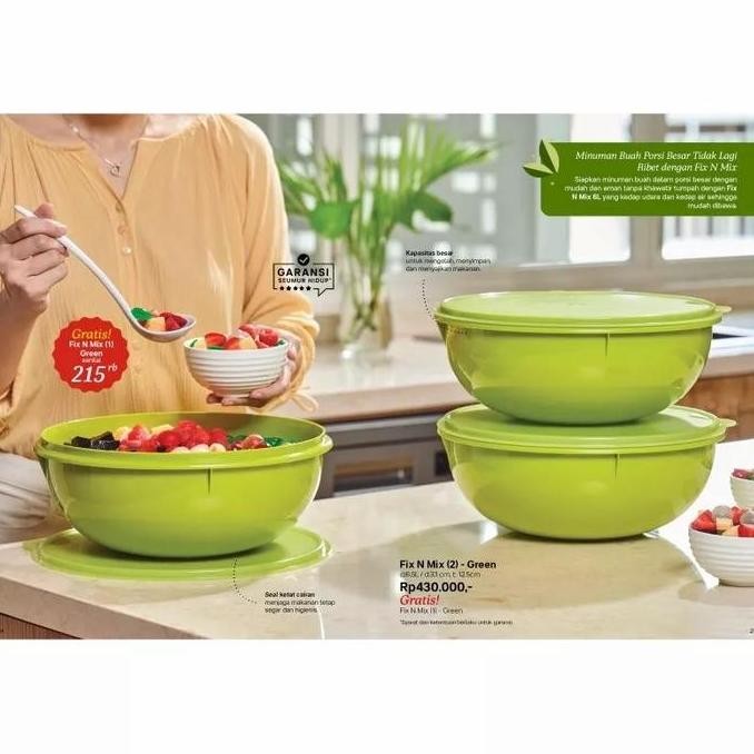 TERBARU - Baskom besar tupperware fix n mix (1)