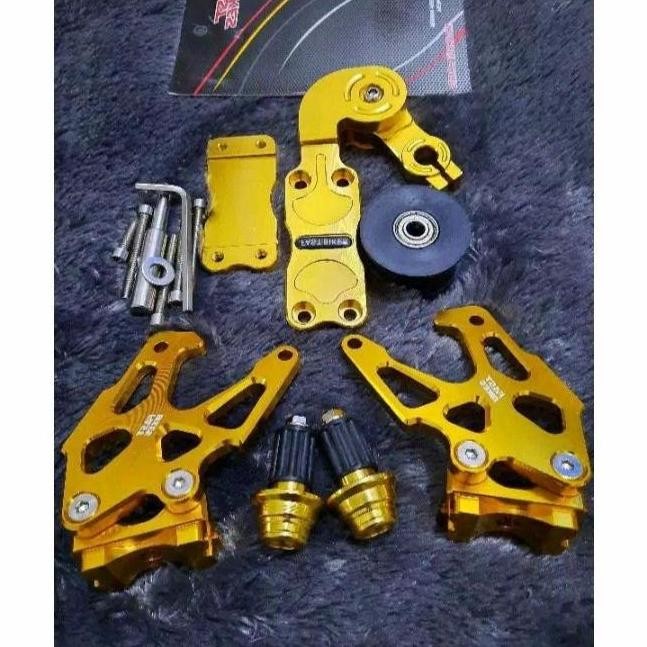 Paket Variasi/Stabilizer Rantai + Standhook + Jalu Stang/Vixion/Satria
