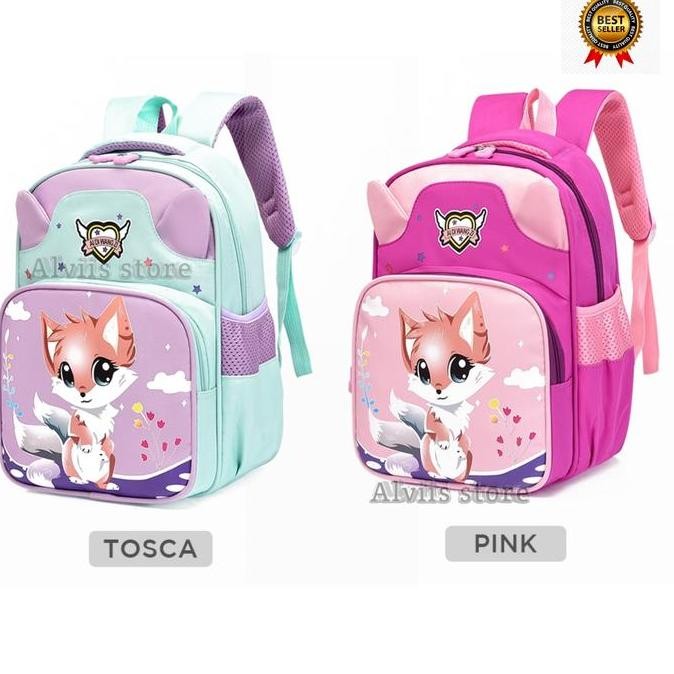 

Diskon Tas Ransel Anak Bermotif Fox & Dragon / Kids Bags /Tas Anak Anak